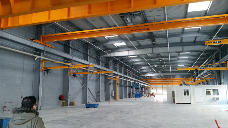 Installed Ladder Single Girder Crane